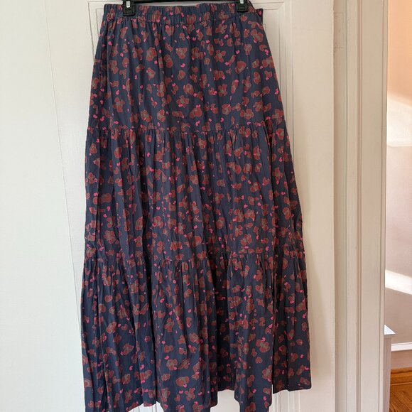 Oliphant Tiered Maxi Skirt - Floral - Size Large - Picture 1 of 1